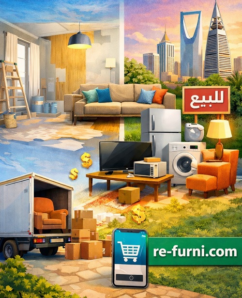 الدليل الشامل لتجديد منزلك وبيع الأثاث والأجهزة بالرياض
